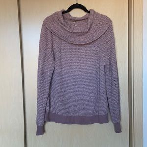 Free People Cowl Neck Sweater Mauve XS